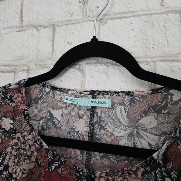 Maurices floral printed blouse - Picture 9 of 13